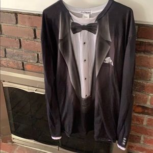 Faux Tuxedo shirt